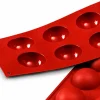 Moule professionnel en silicone Silikomart Silicon Flex 300x175mm 6 demi-sphères 6cm