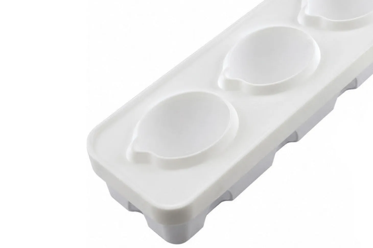 Moule pâtissier 4 citrons Silikomart en silicone blanc
