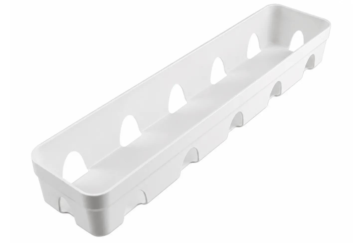 Moule pâtissier 5 fraises 3D Silikomart en silicone blanc