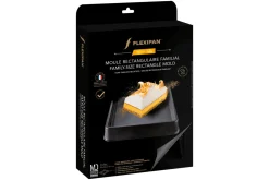 Moule rectangulaire familial Flexipan anti-adhérent en silicone 34x24cm