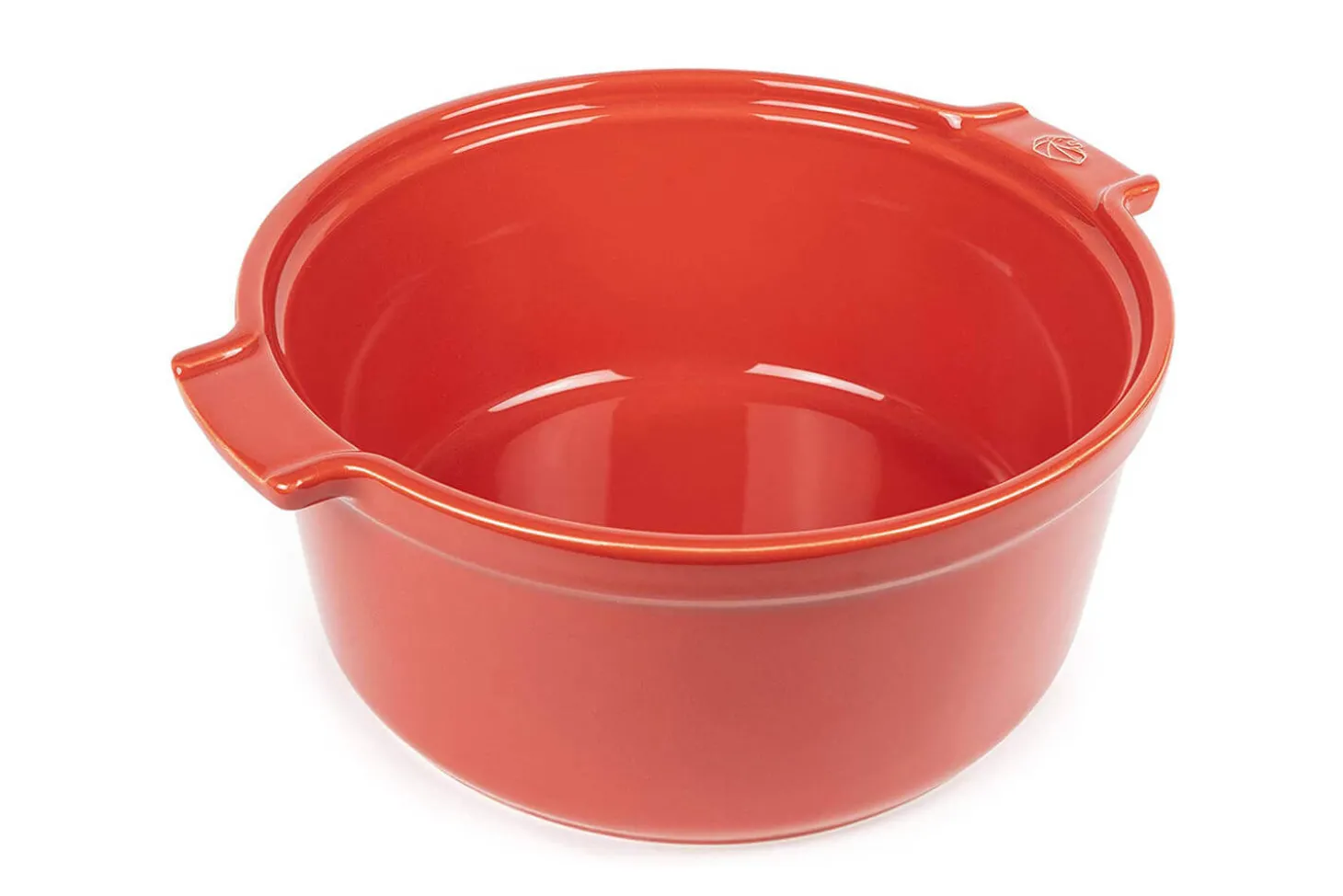 Moule à soufflé Peugeot Appolia en céramique rouge Ø22cm