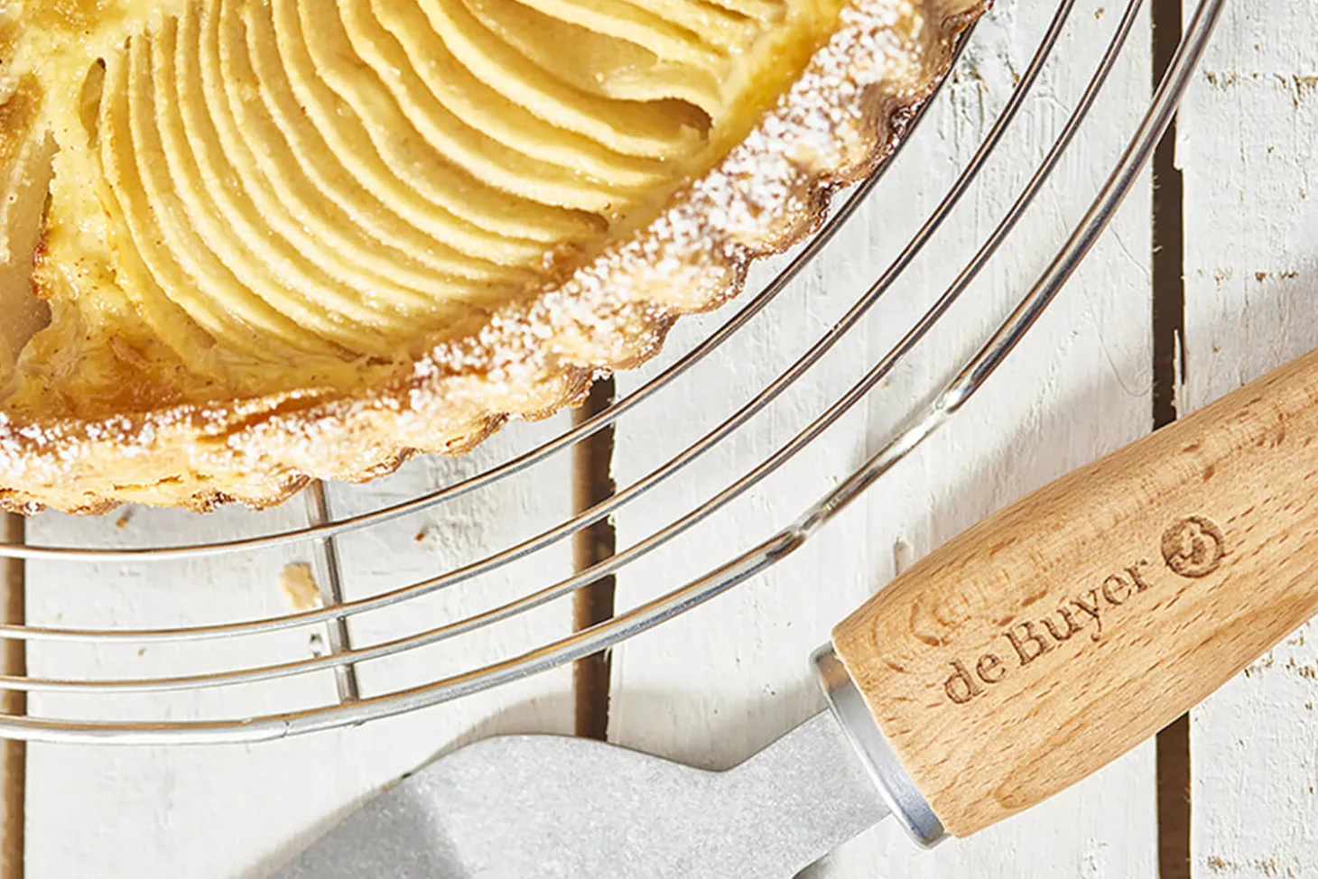 Moule à tartelette De Buyer cannelé fond fixe