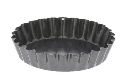 Moule à tartelette De Buyer cannelé fond fixe