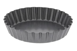 Moule à tartelette De Buyer cannelé fond fixe