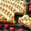 Moule à tarte maison cannelé carré Gobel anti-adhérent avec fond mobile