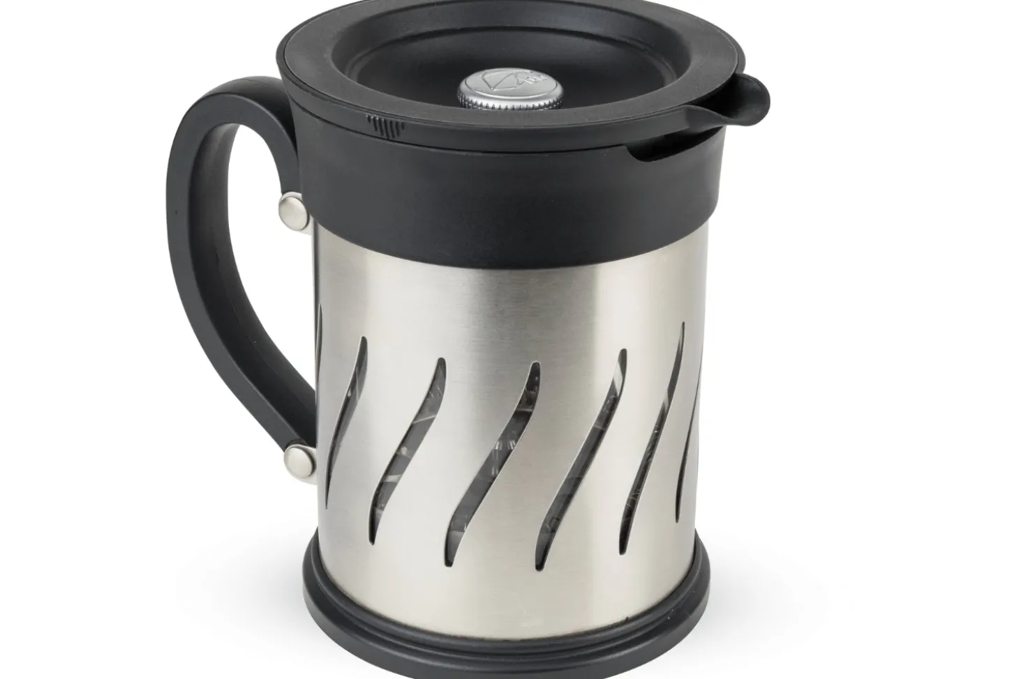 Moulin à café et cafetière à piston 2 en 1 Peugeot Paris Press en inox / ABS 15cm