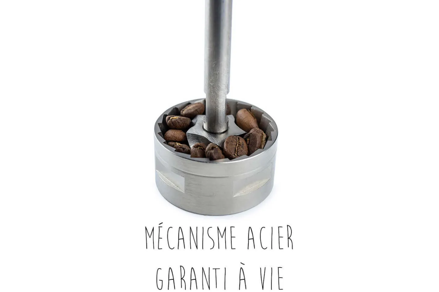 Moulin à café manuel Peugeot Brésil en hêtre chocolat 21cm