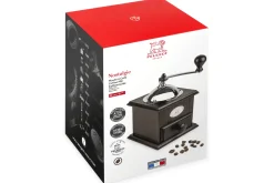 Moulin à café manuel Peugeot Nostalgie en hêtre chocolat 21cm