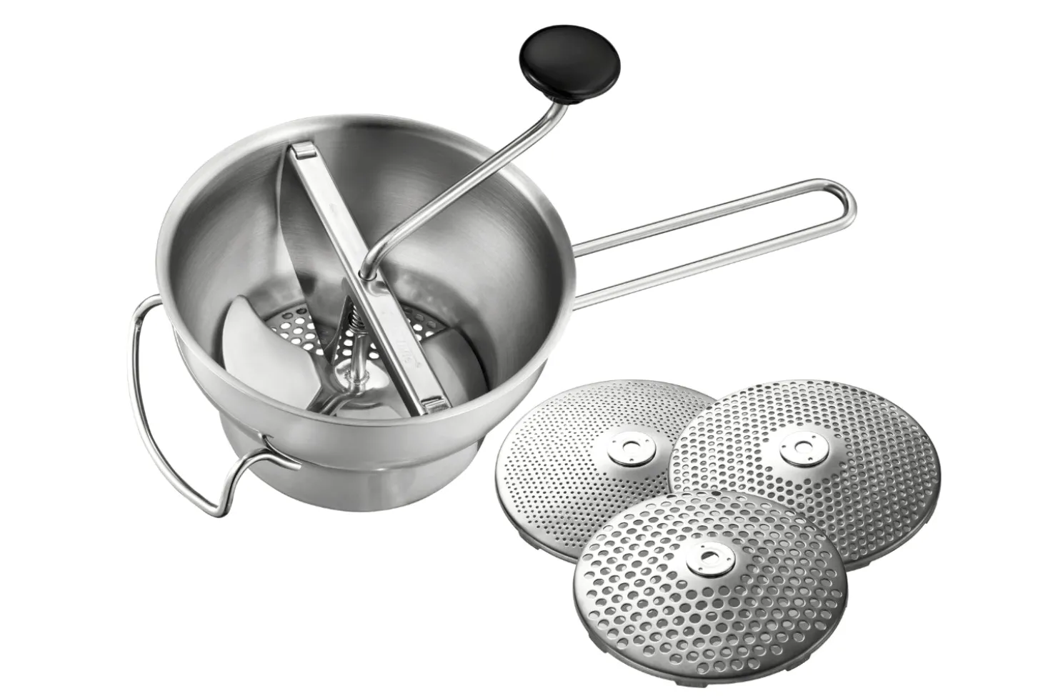 Moulin à légumes Gefu Flotte Lotte + 3 grilles interchangeables