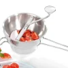 Moulin à légumes manuel Gefu Flotte Lotte tout inox avec 2 grilles - Diamètre 20cm