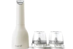 Moulin à épices électrique Finamill PRO Plus crème + 2 capsules de broyage