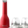 Moulin à épices électrique Finamill PRO Plus rouge + 2 capsules de broyage