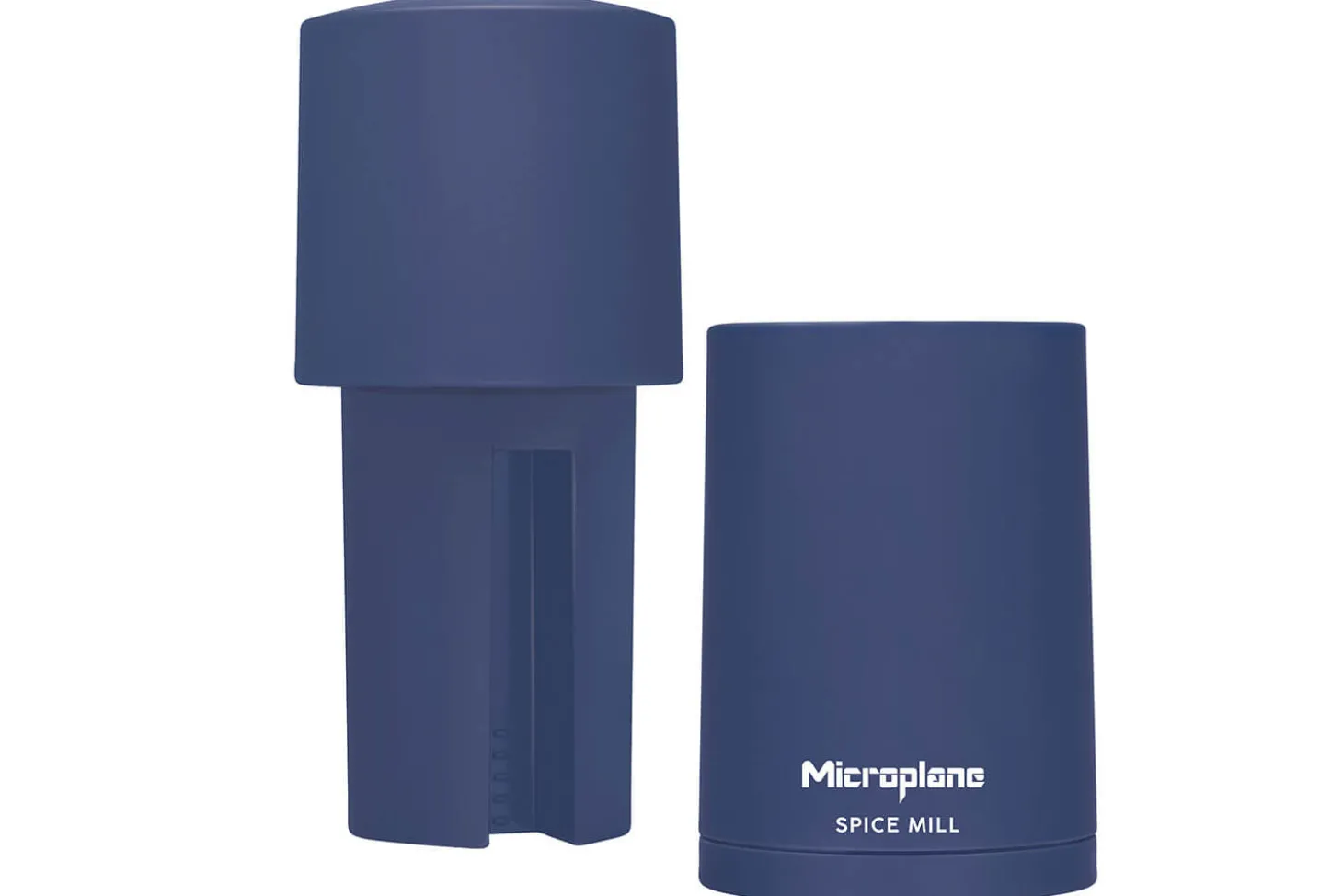 Moulin à épices Microplane 2-en-1 Bleu Denim