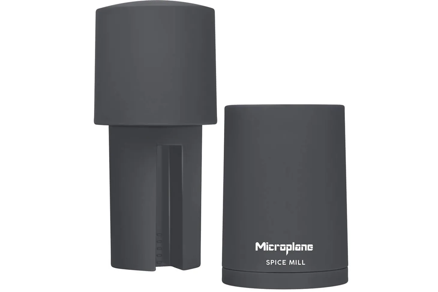 Moulin à épices Microplane 2-en-1 Gris Orage