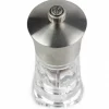 Moulin à piment sec manuel Peugeot Ouessant en inox et acrylique 14cm