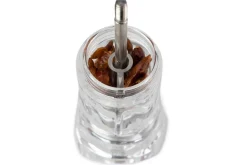 Moulin à piment sec manuel Peugeot Ouessant en inox et acrylique 14cm