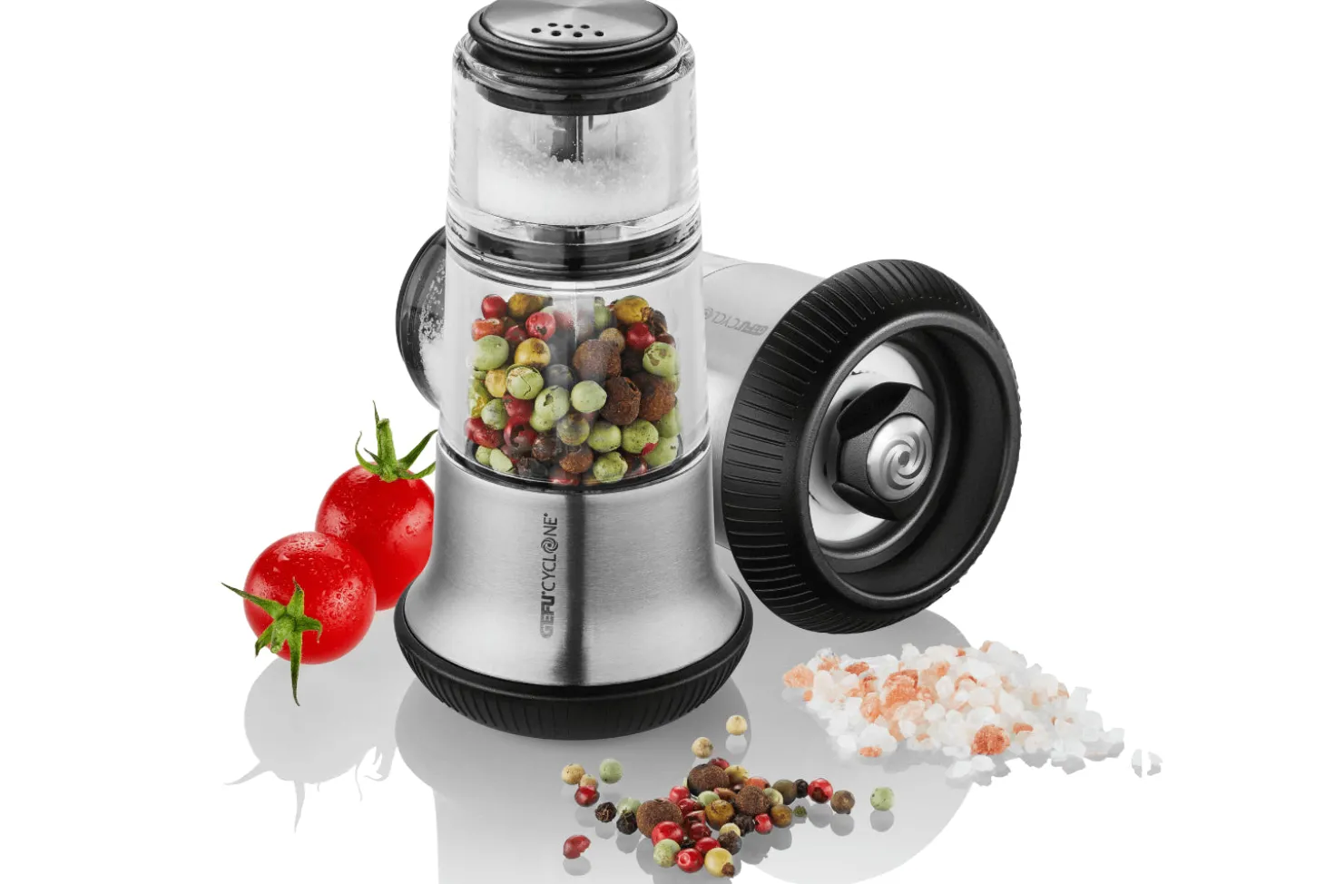 Moulin à poivre Gefu X-Plosion avec salière en inox