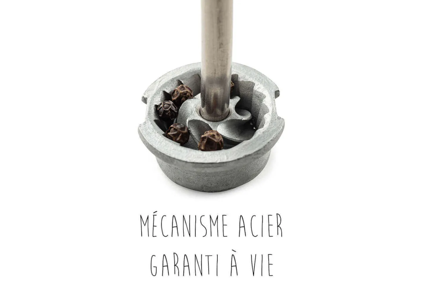 Moulin à poivre électrique Peugeot Zeli en ABS avec éclairage 14cm