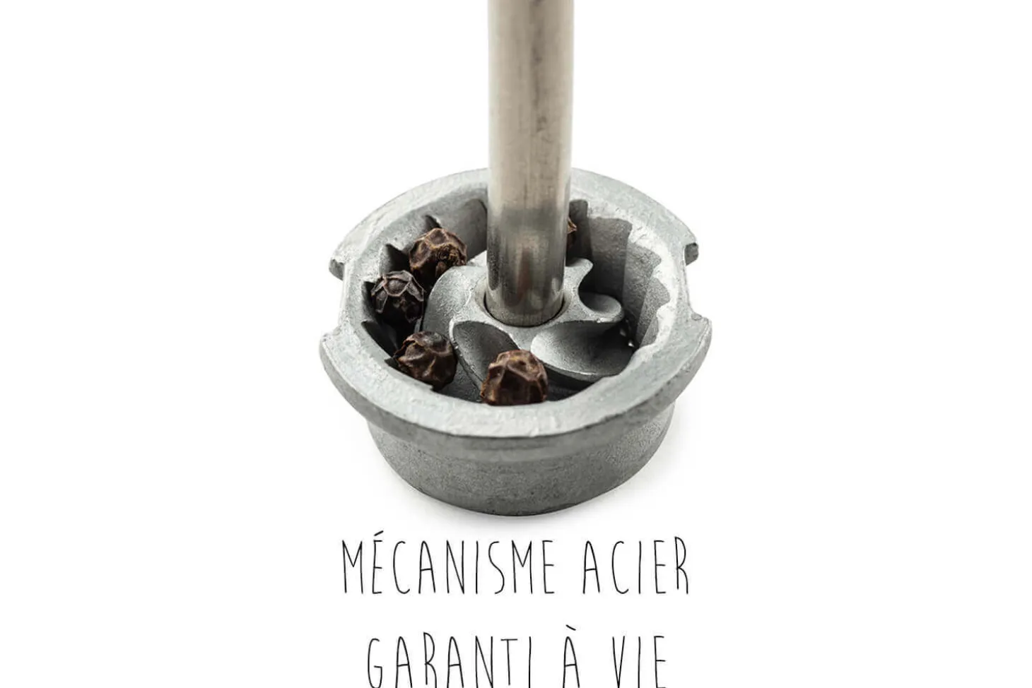 Moulin à poivre à manivelle Peugeot Roellinger 13cm
