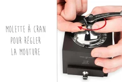 Moulin à poivre à manivelle Peugeot Roellinger 13cm