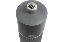 Moulin à poivre manuel Peugeot Line Carbone en bois et aluminium 22cm
