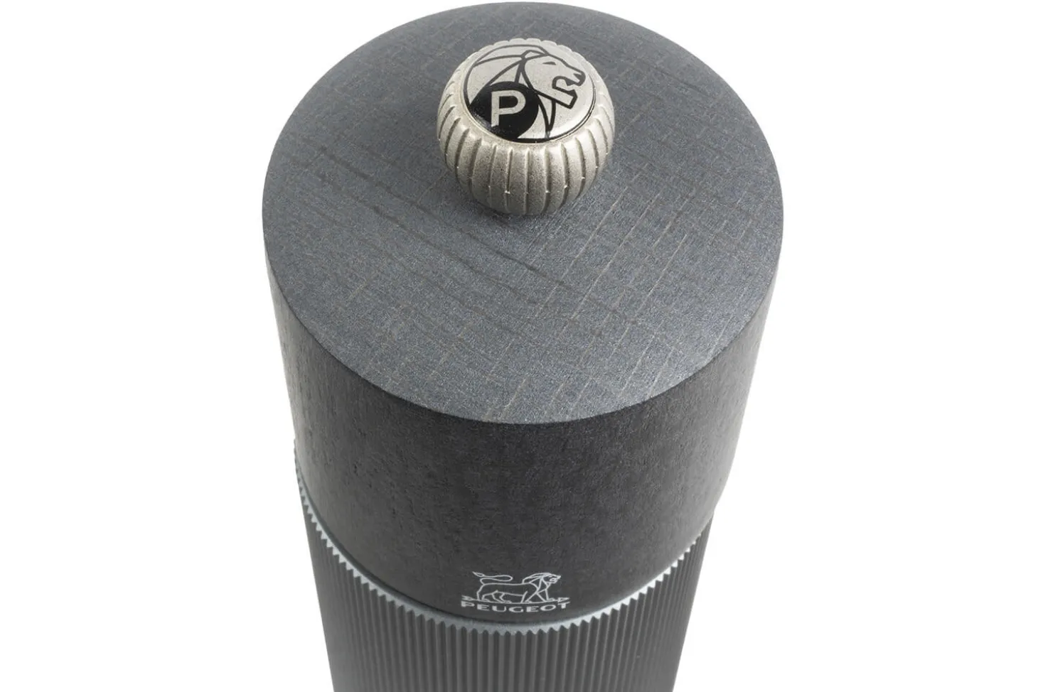 Moulin à poivre manuel Peugeot Line Carbone en bois et aluminium 22cm