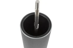 Moulin à poivre manuel Peugeot Line Carbone en bois et aluminium 22cm