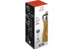 Moulin à poivre manuel Peugeot Fidji en bois d'olivier et inox