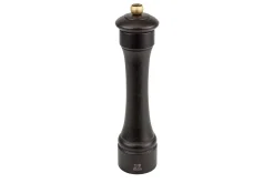 Moulin à poivre manuel Peugeot Hostellerie en bois de hêtre chocolat 22cm