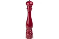 Moulin à poivre manuel Peugeot Paris U'Select en bois laqué rouge