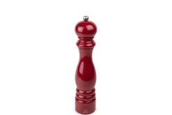 Moulin à poivre manuel Peugeot Paris U'Select en bois laqué rouge