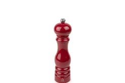 Moulin à poivre manuel Peugeot Paris U'Select en bois laqué rouge