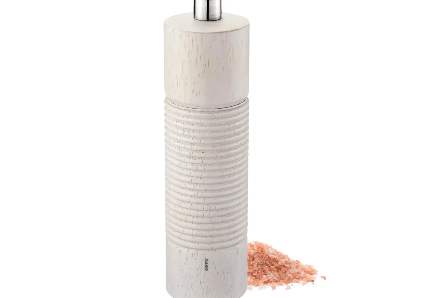 Moulin à sel et à poivre Gefu Tedoro en bois d'hévéa 18cm