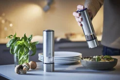 Moulin à sel électrique Peugeot Elis Sense U'Select 20cm en inox avec éclairage