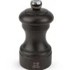Moulin à sel manuel Peugeot Bistro 10cm en bois chocolat