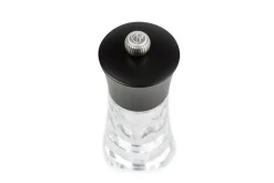 Moulin à sel manuel Peugeot Oléron chocolat en acrylique et bois 14cm
