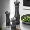 Moulin à sel ou poivre Gefu Flavio en acier inox et polymère noir 17cm