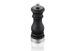 Moulin à sel ou poivre Gefu Flavio en acier inox et polymère noir 17cm