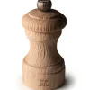 Moulin à sel sec manuel Peugeot Bistro Nature en bois recyclé 10cm