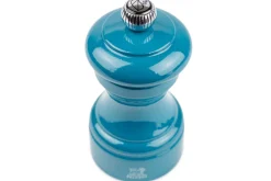 Moulin à sel sec manuel Peugeot Bistro en bois laqué bleu pacifique 10cm
