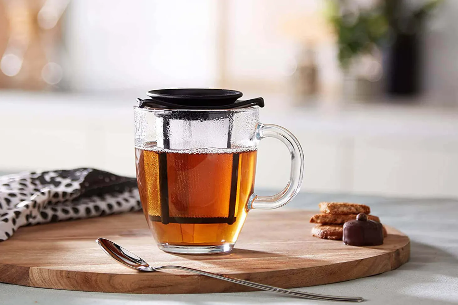 Mug à thé Bodum Yo-Yo Set 35cl en verre avec filtre