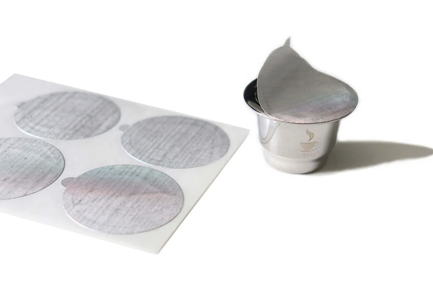 80 opercules autocollantes de rechange pour kit de capsules de café Gefu Conscio