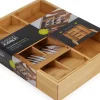 Organisateur extensible de cuisine Joseph Joseph DrawerStore Bamboo en bambou