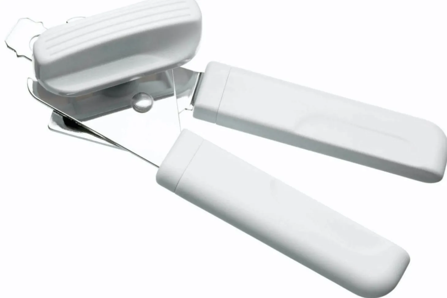 Ouvre-boîte KitchenCraft en acier inox et ABS blanc
