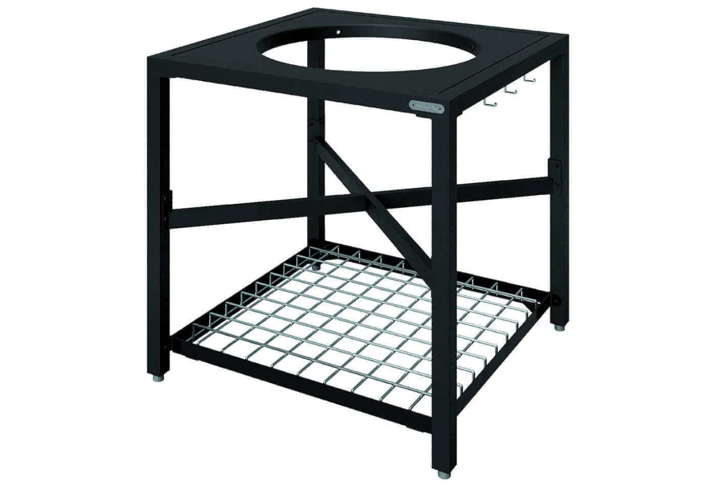 Pack Big Green Egg Large barbecue + convEGGtor + table modulaire + meuble placard + 6 roulettes