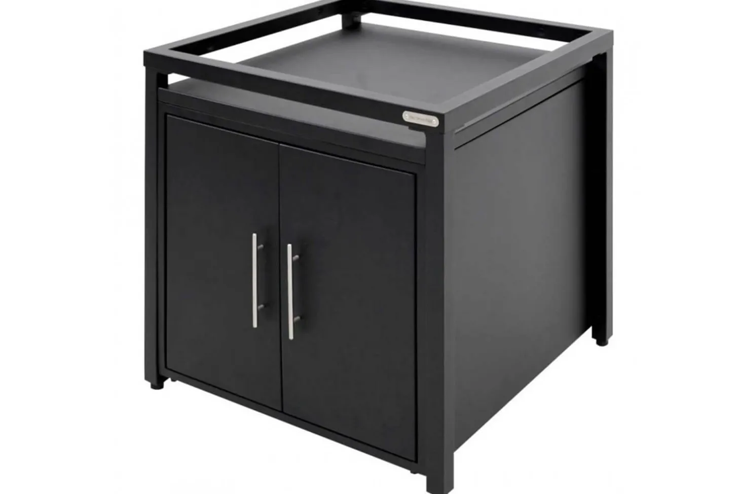 Pack Big Green Egg Large barbecue + convEGGtor + table modulaire + meuble placard + 6 roulettes