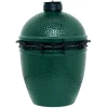 Pack Big Green Egg Large barbecue + convEGGtor + table modulaire + meuble d'extension + 6 roulettes