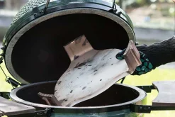 Pack Big Green Egg Large barbecue + convEGGtor + table modulaire + meuble d'extension + 6 roulettes