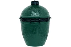 Pack Big Green Egg Large barbecue + table eucalyptus + convEGGtor + berceau de table + 4 roulettes