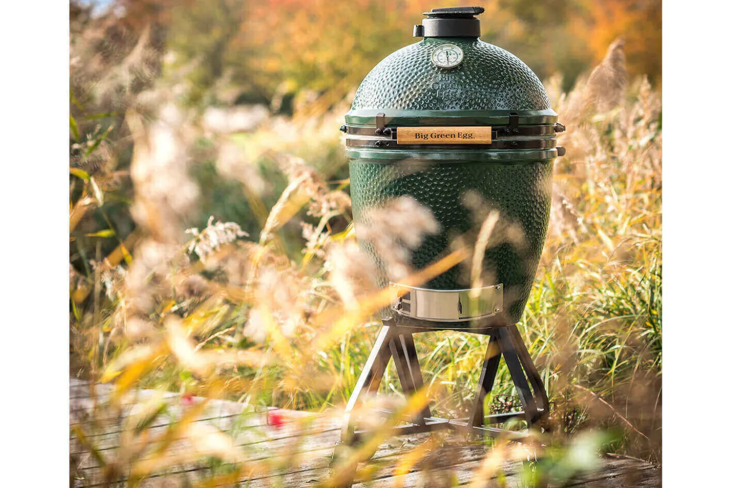 Pack Big Green Egg Large barbecue + convEGGtor + chariot à roulettes
